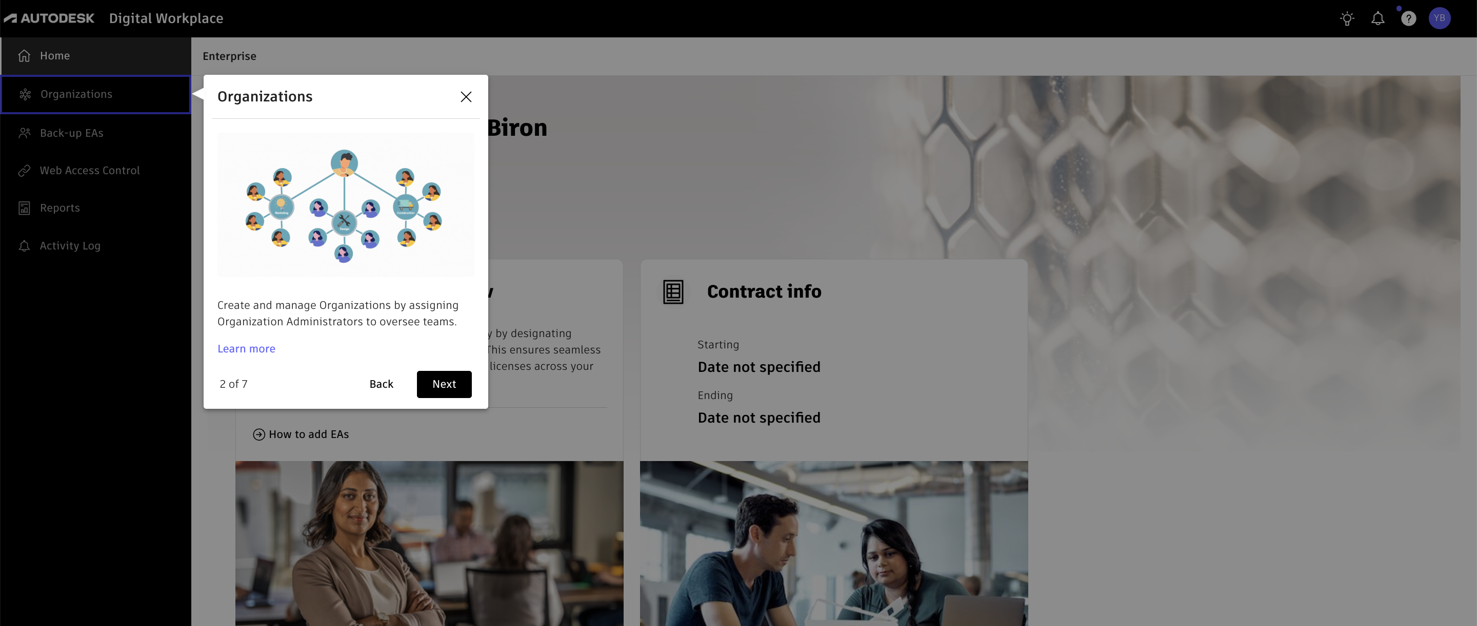 Enterprise Admin Portal Tour